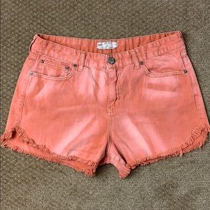 Free People Distressed Shorts